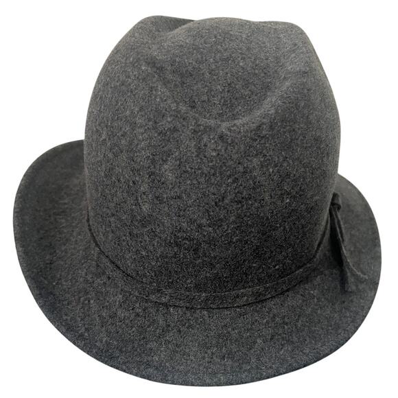 Vintage Betmar New York Gray Wool Hat with Attached Scarf One Size - Picture 4 of 9